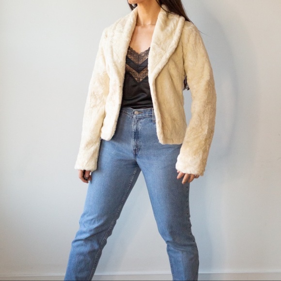 Vintage Jackets & Blazers - Vintage Rabbit Fur Jacket Coat Vintage Jackets & Blazers - Vintage Rabbit Fur Jacket Coat